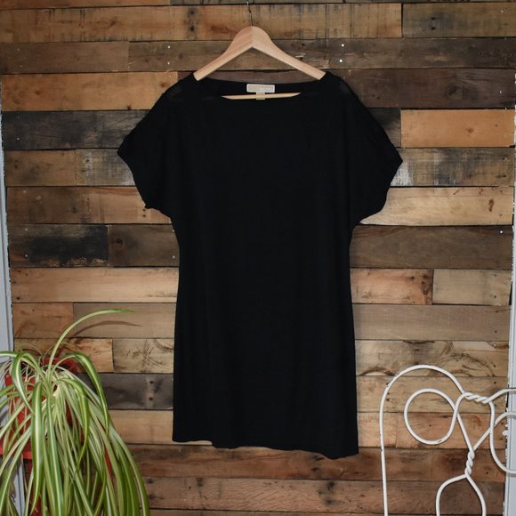 MICHAEL Michael Kors Black T-shirt Dress/Tunic - Picture 3 of 11